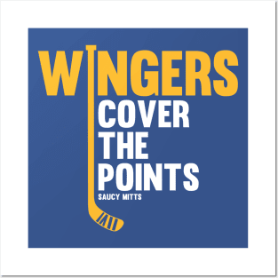 Wingers Cover The Points Hockey Posters and Art